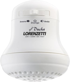 Maxi Ducha 220V 5500W, Lorenzetti, 7530275, Branco, Pequeno