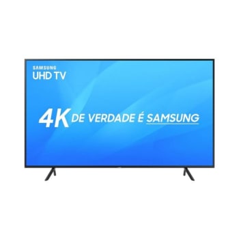 Smart TV LED 65 Samsung Ultra HD 4k UN65NU7100GXZD com Conversor Digital 3 HDMI 2 USB Wi-Fi