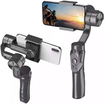 Estabilizador Gimbal H4 3 Eixos - Compatível Com Diversos Dispositivos Móveis