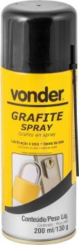 Vonder, Grafite Em Spray 200 Ml/130 G