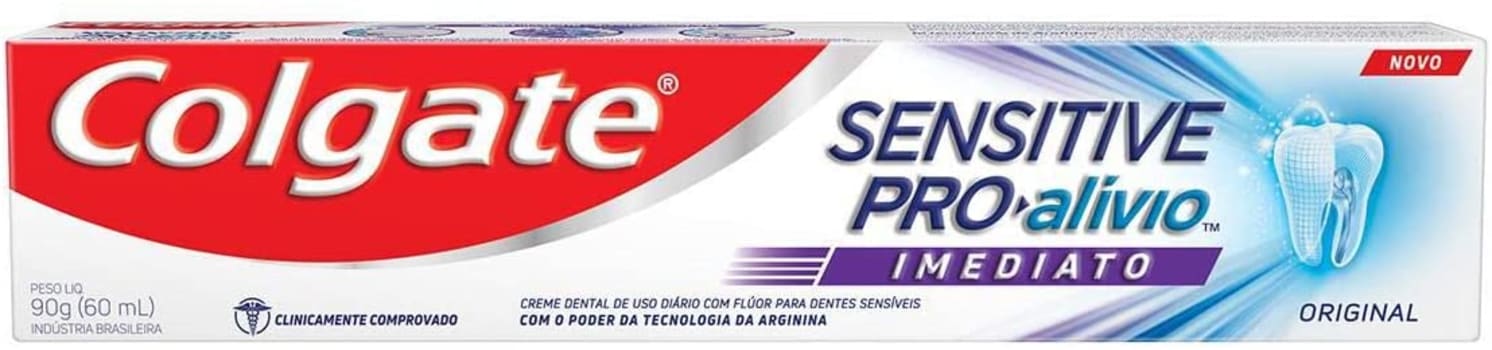 Creme Dental Colgate Sensitive Pró Alívio Repara Esmalte 90g