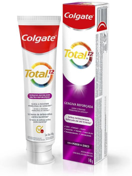 3 Unidades de Creme Dental Colgate Total 12 Professional Gengiva Reforçada 140g