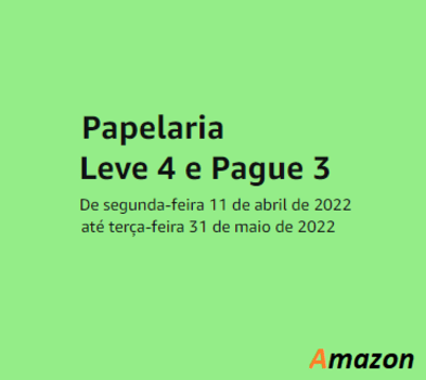 Seleção Papelaria: Leve 4 e Pague 3