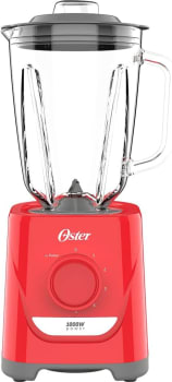 Liquidificador Oster, 110v, 1000W, Vermelho - OLIQ501