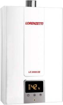 Aquecedor de Água a Gás Lorenzetti Branco LZ 2000DE-B GN – Bivolt Aquecedor de Água a Gás Lorenzetti Branco LZ 2000DE- B GN – Bivolt