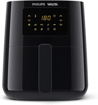 Philips Walita Preta Fritadeira Airfryer Digital Série 3000, 4.1L de capacidade, Garantia internacional de dois anos, 220V, 1400W (RI9252/90)