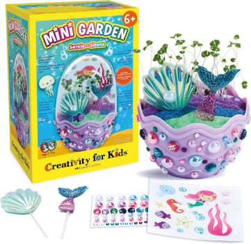 Creativity For Kids, Faber-Castell, Mini Jardim Mágico Encantado De Sereia