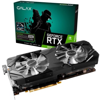 Placa de Vídeo Galax NVIDIA GeForce RTX 2070 EX 8GB, GDDR6 - 27NSL6MPX2VE