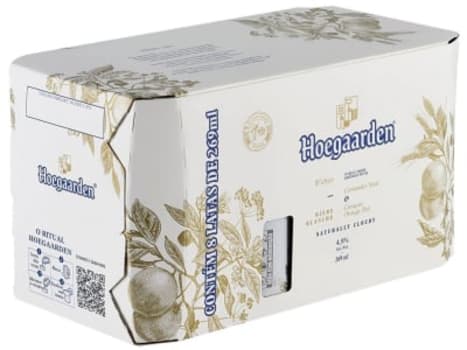 Cerveja Hoegaarden 269ml Lata 8 Unidades