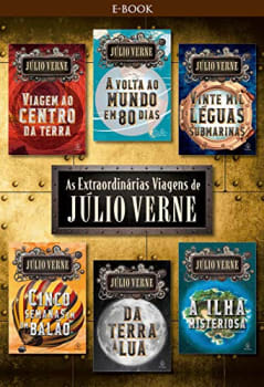 As Extraordinárias Viagens De Júlio Verne - Box Com 6 Títulos