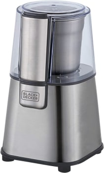 Black Decker Moedor Elétrico e em Inox, Ideal para Cafés e Grãos, Gourmand Gris, Modelo MG200, 220V