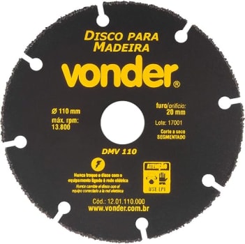 Vonder Disco De Corte Para Madeira