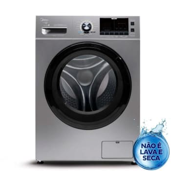 Máquina de Lavar Midea LFA11X STORM WASH Inverter Tambor 4D 11kg Grafite - Máquina de Lavar