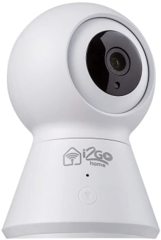 Câmera Inteligente 360º Wi-Fi I2go Home - Compatível com Alexa Branco