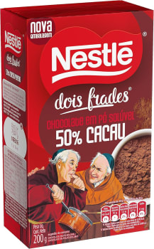 2 Unidades — Nestlé Chocolate Em Pó Dois Frades 200G