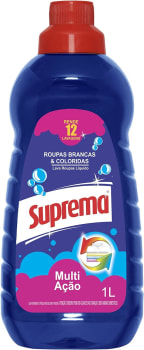 5 Unidades — Suprema Lava Roupas, Azul, 1L