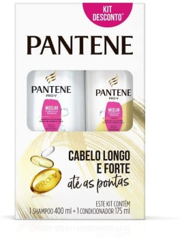 Shampoo Pantene Micelar 400Ml + Condicionador 175Ml, Pantene