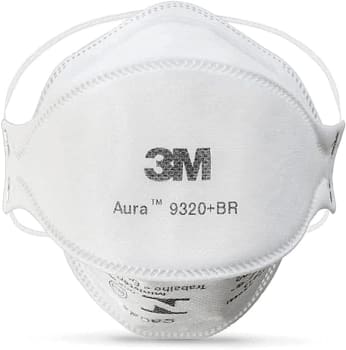 3M, Aura, Respirador Descartável 9320+BR, PFF-2 - Branca