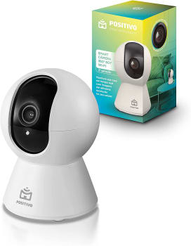 Smart Câmera Bot Wi-Fi 360° Positivo Casa Inteligente 2ª Geração 1080p Full HD 15 FPS