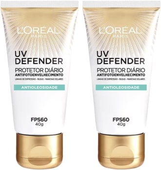 Kit Protetor Solar Facial L'Oréal Paris UV Defender Antioleosidade FPS60 40G