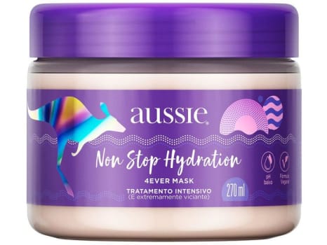 Máscara de Hidratação Aussie Non Stop Hydration - 4Ever Mask 270ml - Máscara Capilar - Magazine Ofertaesperta