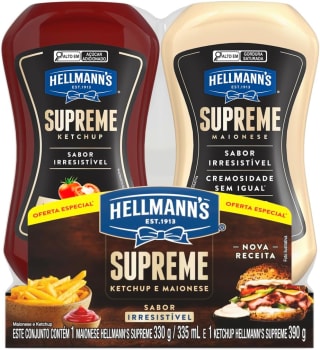 Hellmann's Supreme Kit Ketchup 390g + Maionese 330g