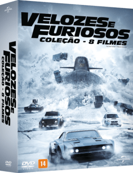 DVD Coleção Velozes e Furiosos - 8 Discos
