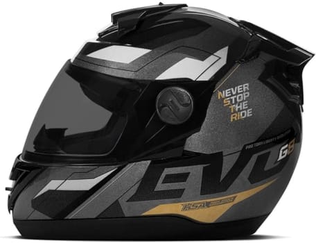 Pro Tork, Cap-718Blk, Capacete Moto, Evolution G8 Evo Black Edition