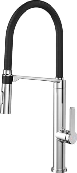 Misturador Monocomando Para Cozinha Doc - Chrome/Black, 00695757, Docol