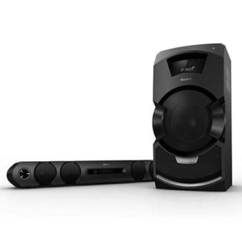 Mini System Sony Shakeflex Mhc-Gt3d Djeffect, Led Multicolorido, Megabass, Nfc/Bluetooth
