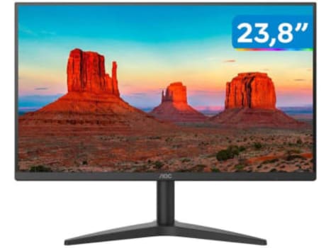 Monitor para PC AOC Série B1 24B1XHM 23,8” 75Hz 6ms Full HD HDMI VGA - Monitor para PC - Magazine 