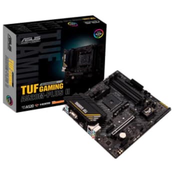 Placa Mãe Asus TUF GAMING A520M-PLUS II, AMD AM4, mATX, DDR4 - Placa Mãe - Magazine {{route.pmdStoreName}}Logo LuLogo Magalu