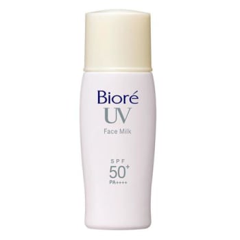 Protetor Solar Facial Bioré Face Milk  UV Perfect 50 FPS - Magazine Ofertaesperta