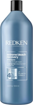 Redken Shampoo Extreme Bleach Recovery Promove Maciez Fortifica a Fibra Capilar após a Descoloração 100ml