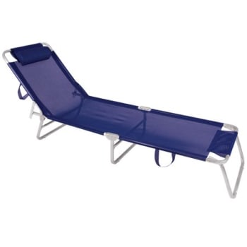 Cadeira Espreguiçadeira de Alumínio Mor Azul Marinho - 2701