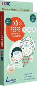 Xô Febre - compressas refrescantes para alivio da febre, Likluc, Azul Oceano, Tamanho Único