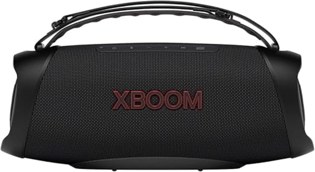 LG Xboom Go XG8T - 60W+60W RMS, Iluminação Lateral, IP67, 15h de Bateria, Woofer (x1) e Tweeters (x2)