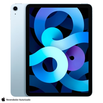 iPad Air 4 64GB WI-FI USB-C Tela 10.9", Azul - Apple