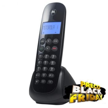 Telefone sem fio Motorola MOTO 700 - Identificador de Chamadas, Display Luminoso, DECT 6.0, Função Agenda