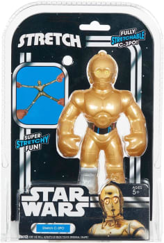 Stretch - Boneco Star Wars Elástico 17cm - C-3PO