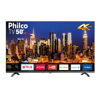 Smart Tv Philco 50" Resolução 4k Áudio Dolby - PTV50Q20SNBL