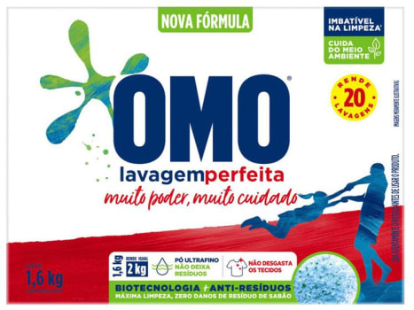 Omo Lavagem Perfeita 1,6 Kg