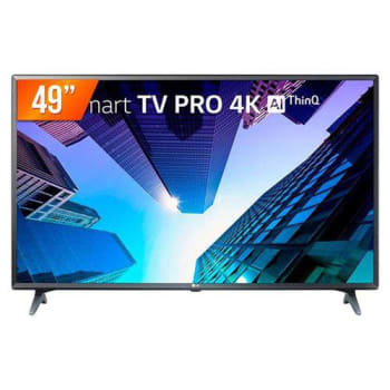 Smart TV Pro LED 49" Ultra HD 4K LG 3 HDMI 2 USB Wi-fi 49um731c0sa.bwz
