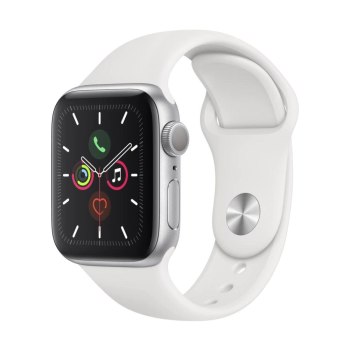 Apple Watch Series 5 (GPS) - 40mm - Caixa Prateada de Alumínio Com Pulseira Esportiva