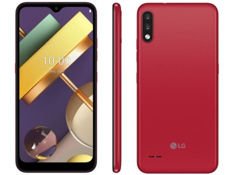 Smartphone LG K22 Red 4G Quad-Core 2GB RAM - Tela 6,2” Câm. Dupla + Selfie 5MP Dual Chip - Magazine Ofertaesperta