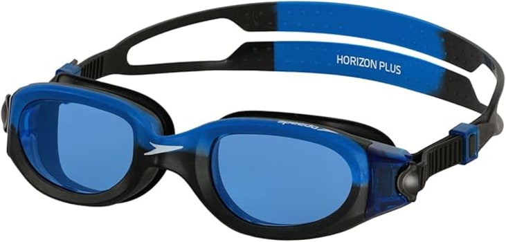 Speedo Óculos de Natação Horizon Plus, Único, Preto Azul