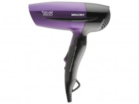 Secador de Cabelo Mallory Travel 1500 1000W - 2 Velocidades Compacto