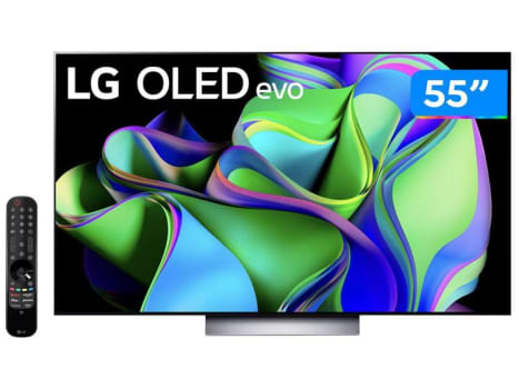 Smart TV 55” 4K UHD OLED Evo LG OLED55C3 - 120Hz Wi-Fi Bluetooth Alexa 4 HDMI G-Sync FreeSync - TV 4K Ultra HD - Magazine