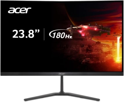 Monitor Acer Nitro KG240Y M5biip Tela 23.8, resolução Full HD LED IPS 180Hz HDR10 AMD Radeon 1 ms VRB FreeSync e SRGB 99% e 2 HDMI e Displayport