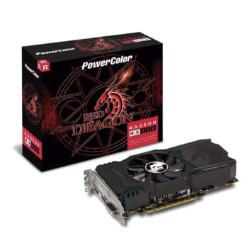 Placa de Vídeo PowerColor Red Dragon AMD Radeon RX 550 4GB GDDR5 - AXRX 550 4GBD5-DHA
